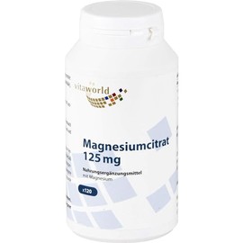 MAGNESIUMCITRAT 125 mg capsules, pack of 120 capsules
