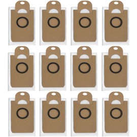 Odashen 12Pcs Dust Bags Replacement For Proscenic M7 Pro M7 MAX M8 Uoni V980MAX HONITURE Q6 Kyvol Cybovac S31 For Ultenic T10 Vacuum Cleaner