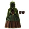 ReliBeauty Archer Costume Children Girls with Cape, 100