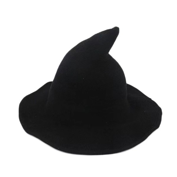 Aniler Men's and Women's Halloween Witch Hat Wool Knitted Cap
