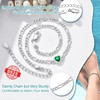 Beach Ankle Anklet Bracelets For Women Sterling Silver Chain May