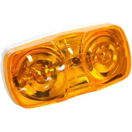 Blazer B444A Rectangular Dual Bulb Clearance / Marker Light, Amber