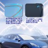 MILANQW Car Front Sun Shade 99% UV Protection, 5 Layer
