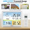 Weather Station Wireless Indoor Outdoor Weather Stations with Atomic Clock,