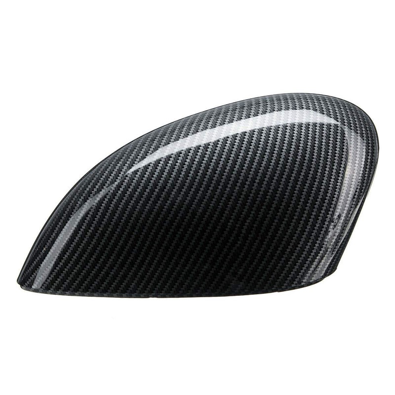 1 Pair Carbon Fiber Front Door Cover Caps Left Right