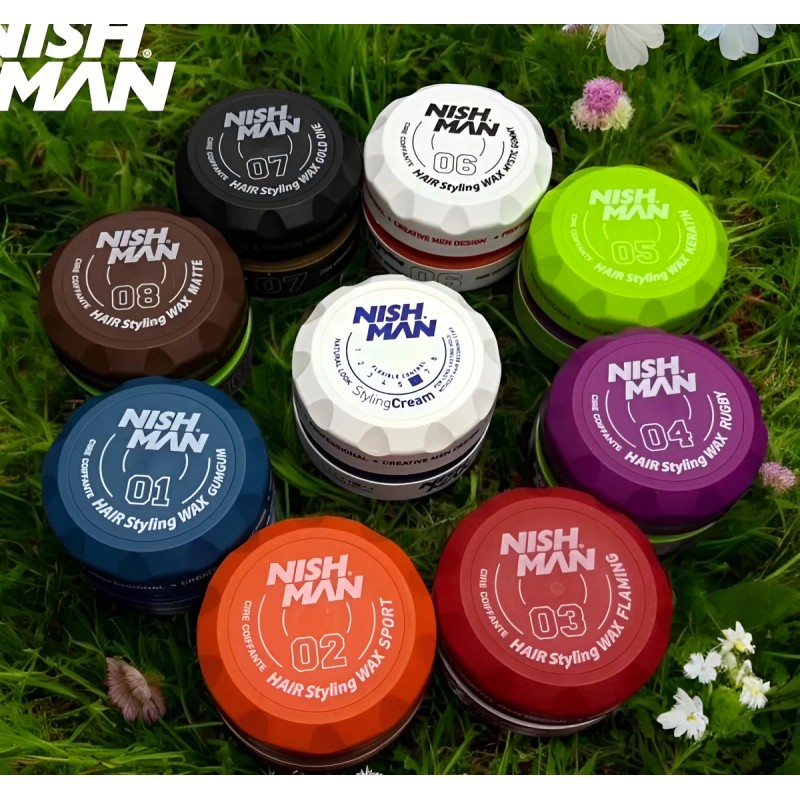 Cera Para Cabello, Nishman 150ml, Firmeza Fijación Y Aroma