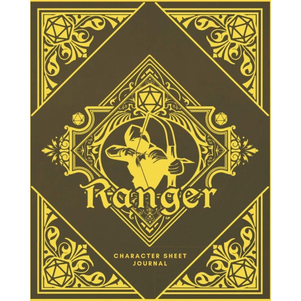 Ranger Character Sheet Journal: DnD Notebook With 50 Character Pages