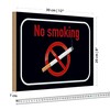 Rauchverbot-Schild | Klassisches Design in Rot und Schwarz für Büros,