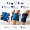 Reusable Knee Ice Pack Wrap for Hot & Cold Therapy
