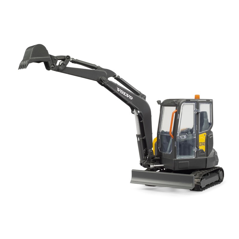 Bruder 02465 Volvo Compact Excavator ECR40-1:16 Construction Vehicle, Construction Site,