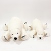 GracesDawn Stuffed Animals - Polar Bear, Lifelike White Polar Bear