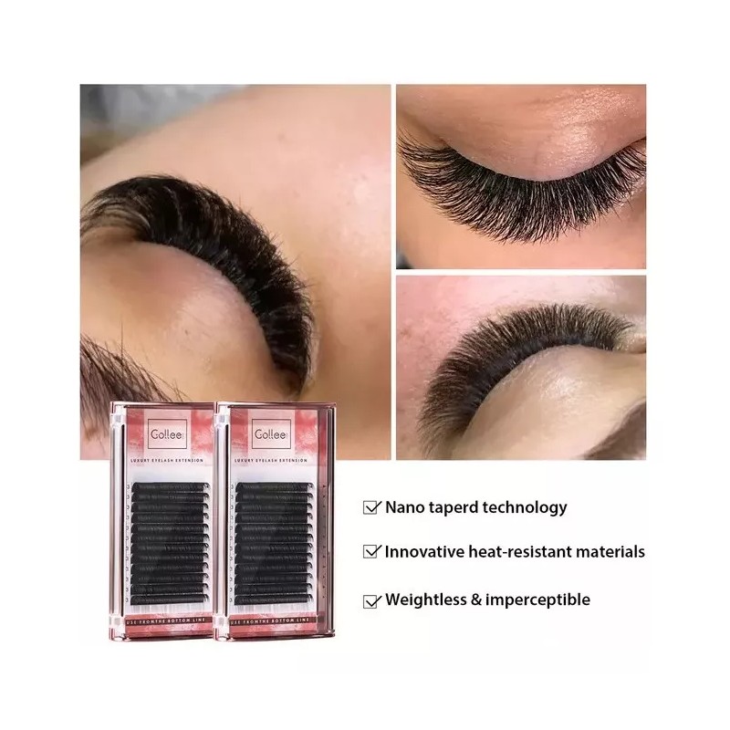 Gollee Bister Golle Mixto 8-16 Para Extensiones De Pestañas