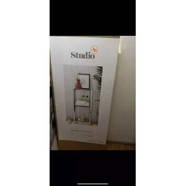 Studio 3B Mercer 3-Tier Bath Tower in Chrome New