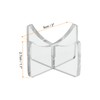 PATIKIL 2" Ball Display Stand Multifunction Acrylic Ball Stand Display