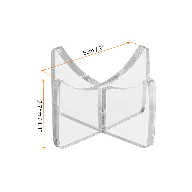 PATIKIL 2" Ball Display Stand Multifunction Acrylic Ball Stand Display