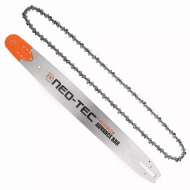 Neo tec 28" Chainsaw Guide Bar Chain 3/8'' 0.058" 92DL For Husqvarna 288 372XP 394 395XP