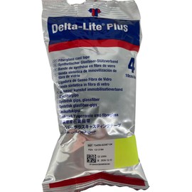 Delta-Lite Plus Fiberglass Cast Tape, 4in x 4yd, Yellow – Strong & Lightweight, Part #7345867-1 Roll