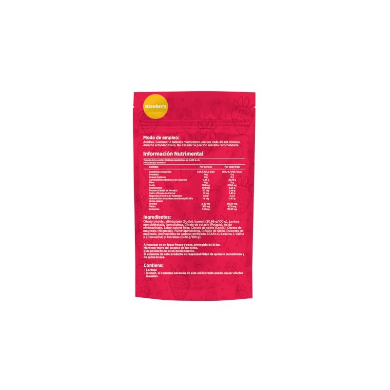 Ruts Energy Electrolitos Masticables Fresa Caja Sachets Dosis