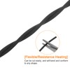 uxcell Silicone Foam Seal Strip, 1mm(0.04") Dia 4 Meters(13.12 Ft)