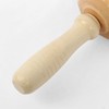 Wooden acupressure roller massage stick