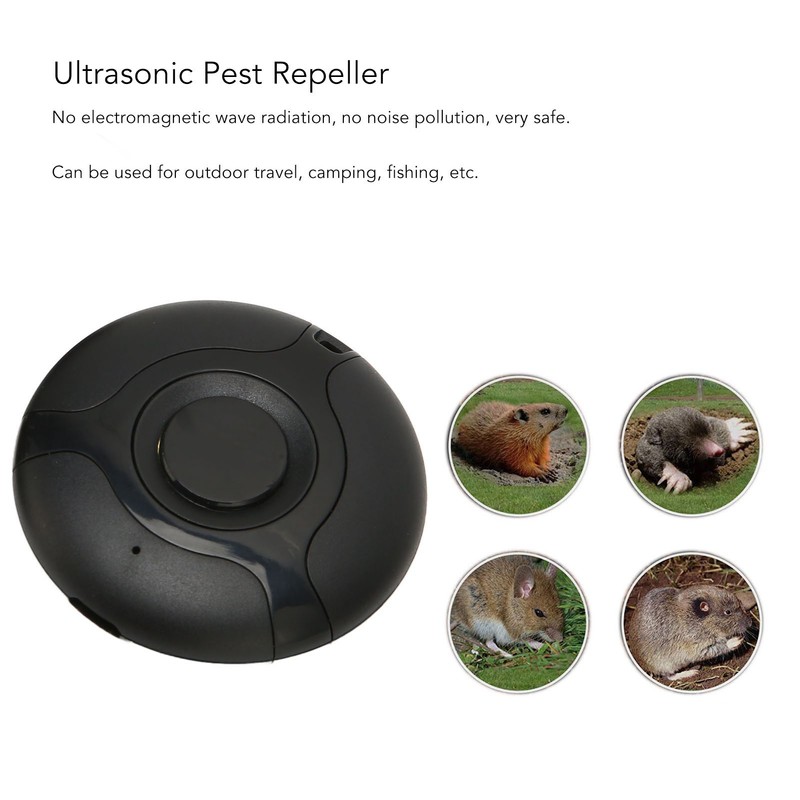 Ultrasonic Pest Repeller Mosquito Bug Repellent 13‑95KHz Portable for Travel
