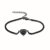 zeqingjw Cremation Heart Urn Bracelet for Pets Ashes Pet Paw