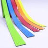 5 x magnetic strips, assorted colours, 2 cm x 1