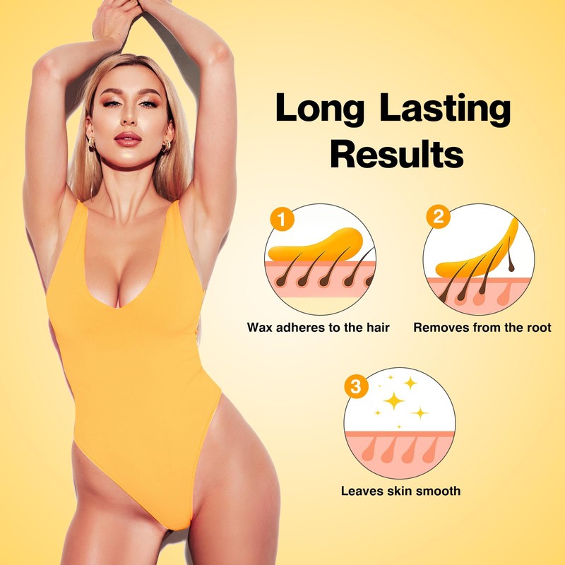 Roll on Wax Kit for Hair Removal at Home Roller