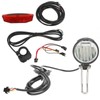 Electric Bike Headlight Tail Light Sets Double Switch ABS 4