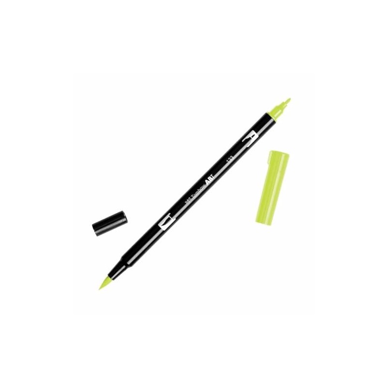 Marcador Doble con Punta de brocha - 020 -, Chartreuse