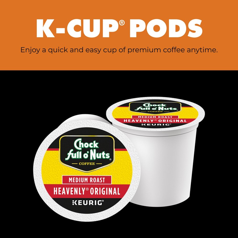 Chock Full o' Nuts Heavenly Original Keurig K-Cup Pods for