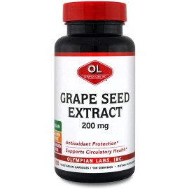 Olympian Labs Grape Seed Extract 200Mg 100 Capsules