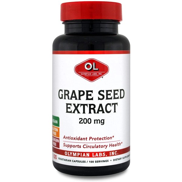 Olympian Labs Grape Seed Extract 200Mg 100 Capsules