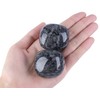 SAHOOTTIE Black Labradorite Crystal 1.5-2.0" Large Black Labradorite Gemstones Healing
