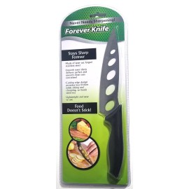 Tekno Forever Knife Forged Stainless Steel - Stays Sharp Forever, 5.75" Blade Length