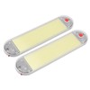 2Pcs Car Interior Roof Reading Light DC 12V‑24V COB with