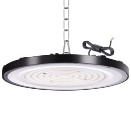 JINABLOSSY 200 W UFO LED High Bay Light, Indoor Spotlight 20000 LM, 6000 K Cool White UFO LED Workshop Lamp, IP65 Waterproof Industrial Lamp, High Bay Light for Factories, Garages, Warehouses