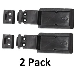 JSP Manufacturing Aftermarket Rear Sliding Glass Window Lock Latch Replacement Compatible with Chevy GMC Truck 88-98 (2PACK)