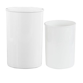 Reston Lloyd Multipurpose Utensil/Crock Holders Organize Wide Variety of Sizes of Utensils & Tools, Includes Large, & Miniature, White