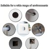 Square Shower Arm Flange Escutcheon Plate, Wall Split Pipe Cover