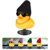 AILOVETECK - Patos de goma para coche, con tapón de