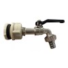 Bayusa Kit Brida Contenedor Agua De 1/2 Pulgada C/llave 1/4