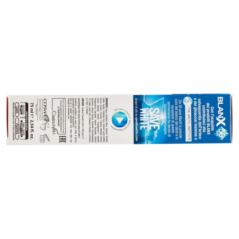 Blanx Nordic White Toothpaste 75 ml 2.54fl.oz, Pack of 2