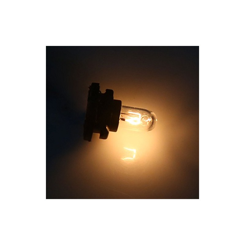 uxcell 10Pcs Yellow T4.7 Dashboard Indicator Side Light Bulb for