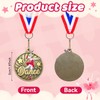 Remuuly 20Pcs Dance Medals Bulk 2" Pink Dance Star Award