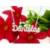 Damen-Halskette mit Namen, Edelstahl, mit Original-Geschenkbox, personalisierter Schmuck für Freunde,