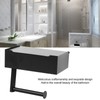 Toilet Tissue Holder Box Stainless Steel Black Wall Mounted Toilet
