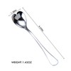 HISSF Heart Shaped Spoons, 18/10 Stainless Steel Spoon Set 4