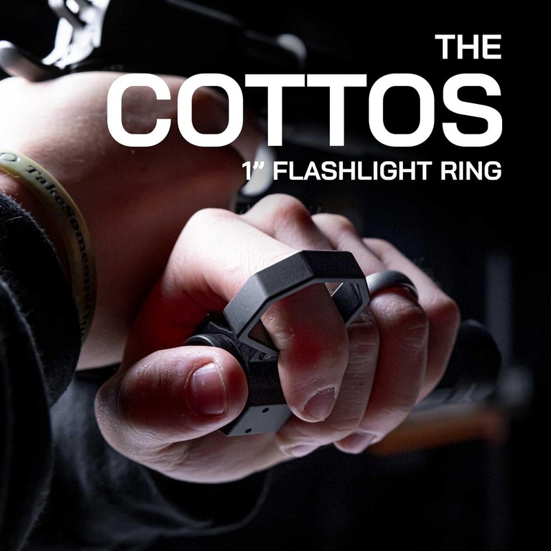 Triton Cottos 6061 T6 Aluminum Flashlight Ring for Most 1"