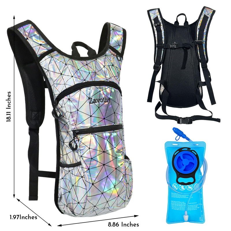 Zavothy Rave Hydration Backpack Lightweight Water Backpack for Cycling Running